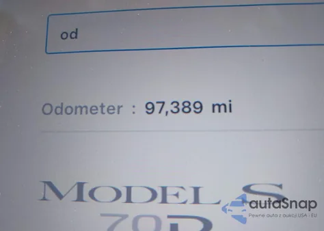 2015 Tesla Model S 70D/85D/P85D from USA, damaged, VIN 5YJSA1S27FF097623